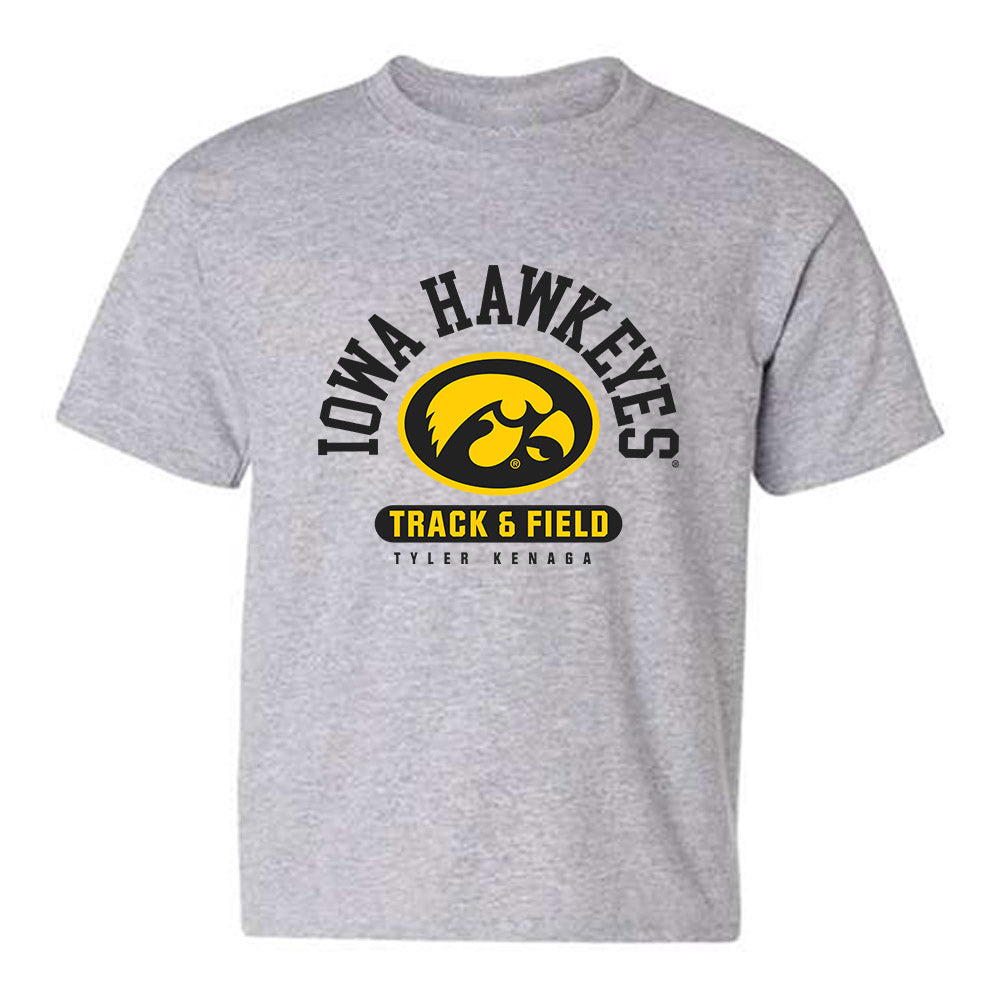 Iowa - NCAA Men's Track & Field : Tyler Kenaga - Classic Fashion Shersey Youth T-Shirt-0