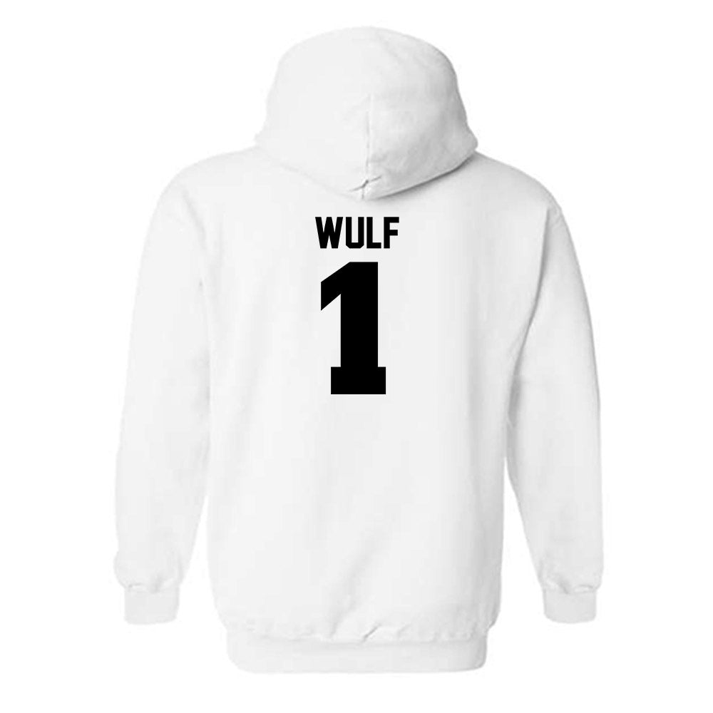 Iowa - NCAA Baseball : Caleb Wulf - Classic Shersey Hooded Sweatshirt-1