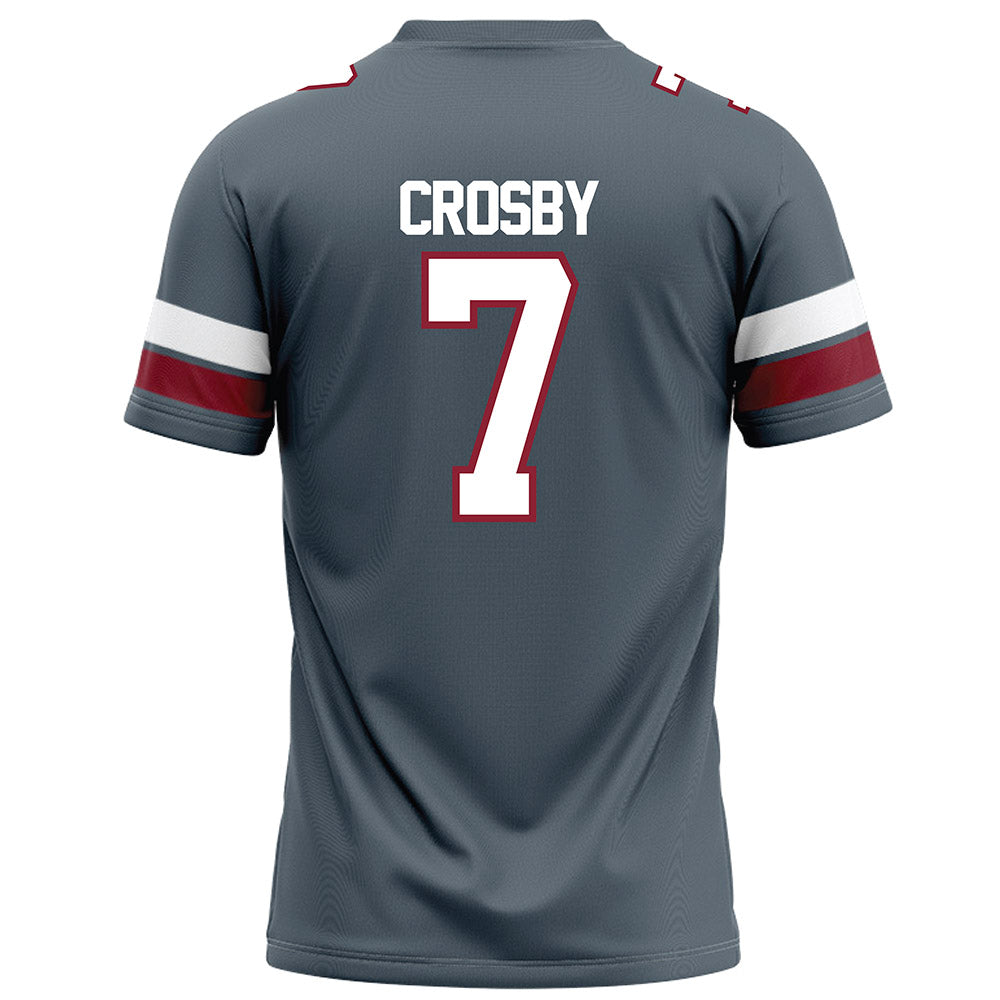 NCCU - NCAA Football : Chanston Crosby - Grey Football Jersey-1