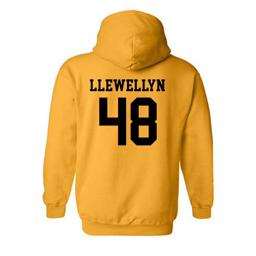 Iowa - NCAA Football : Max Llewellyn - Classic Shersey Hooded Sweatshirt-1