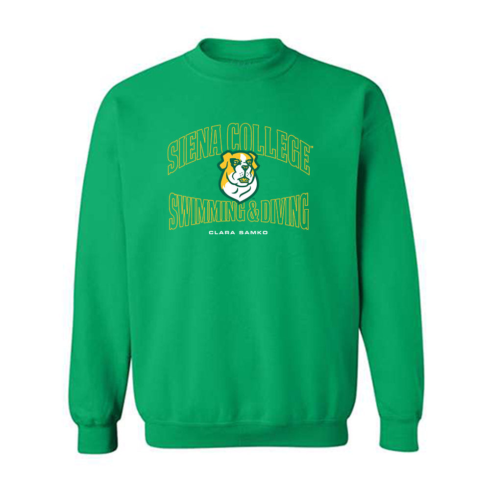 Siena - NCAA Women's Swimming & Diving : Clara Samko - Classic Fashion Shersey Crewneck Sweatshirt-0