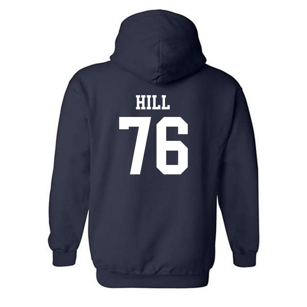 SMU - NCAA Football : Drew Hill - Classic Shersey Hooded Sweatshirt-1