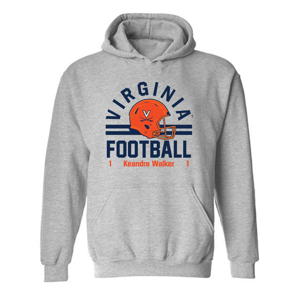 Virginia - NCAA Football : Keandre Walker - Hooded Sweatshirt-0