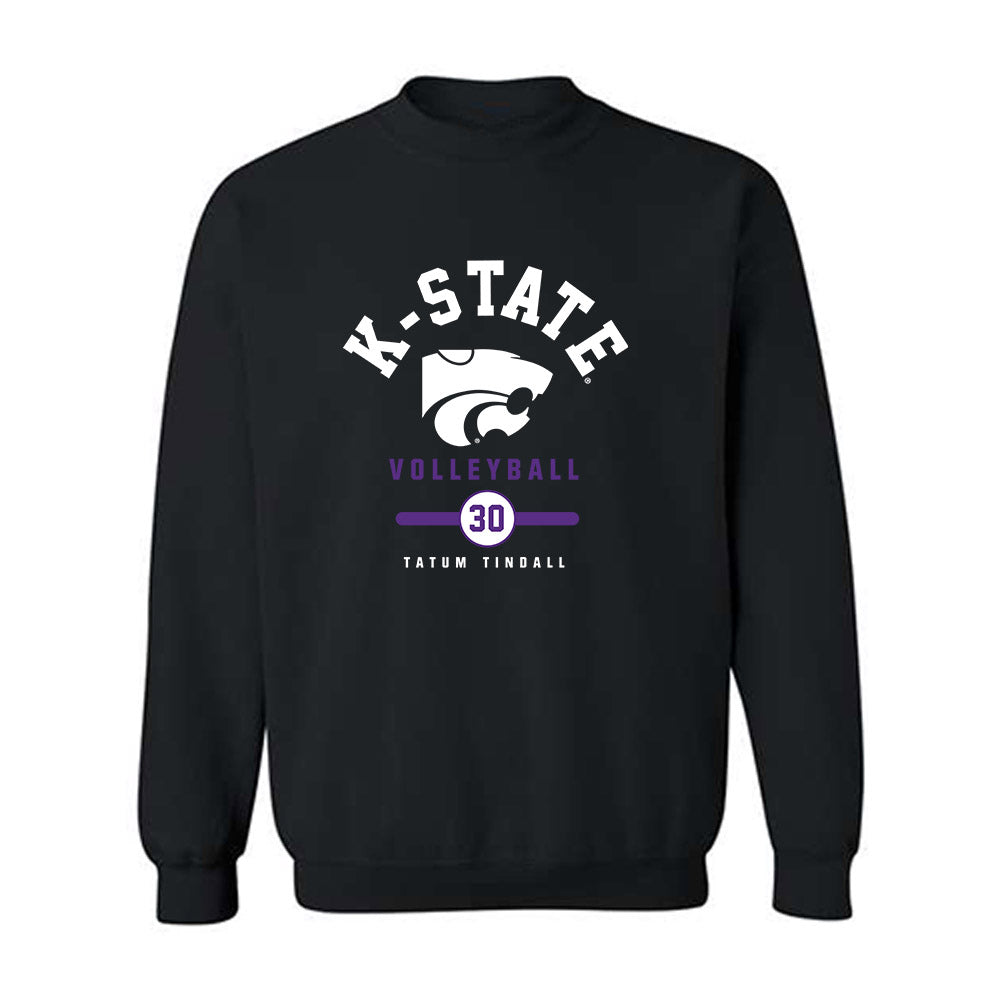 Kansas State - NCAA Women's Volleyball : Tatum Tindall - Classic Fashion Shersey Crewneck Sweatshirt-0