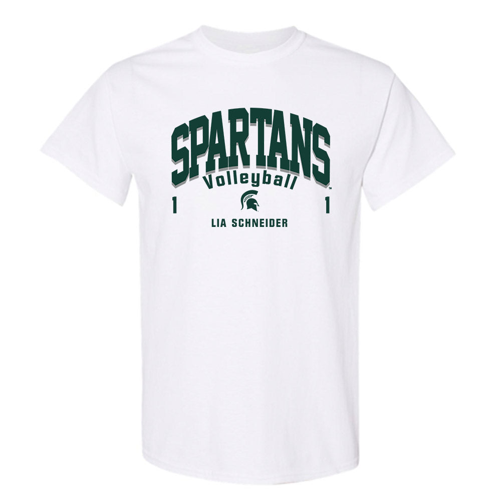 Michigan State - NCAA Women's Volleyball : Lia Schneider - Classic Fashion Shersey T-Shirt-0