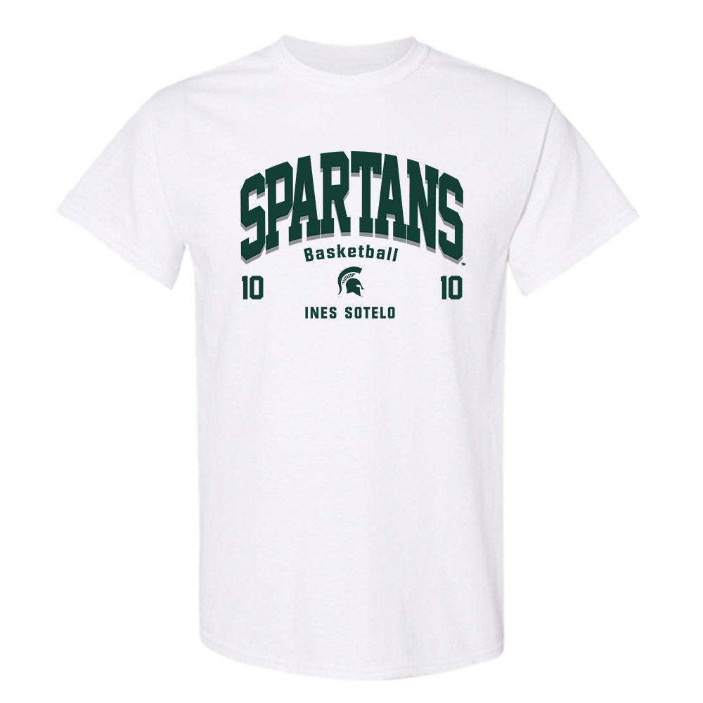 Michigan State - NCAA Women's Basketball : Ines Sotelo - Classic Fashion Shersey T-Shirt-0