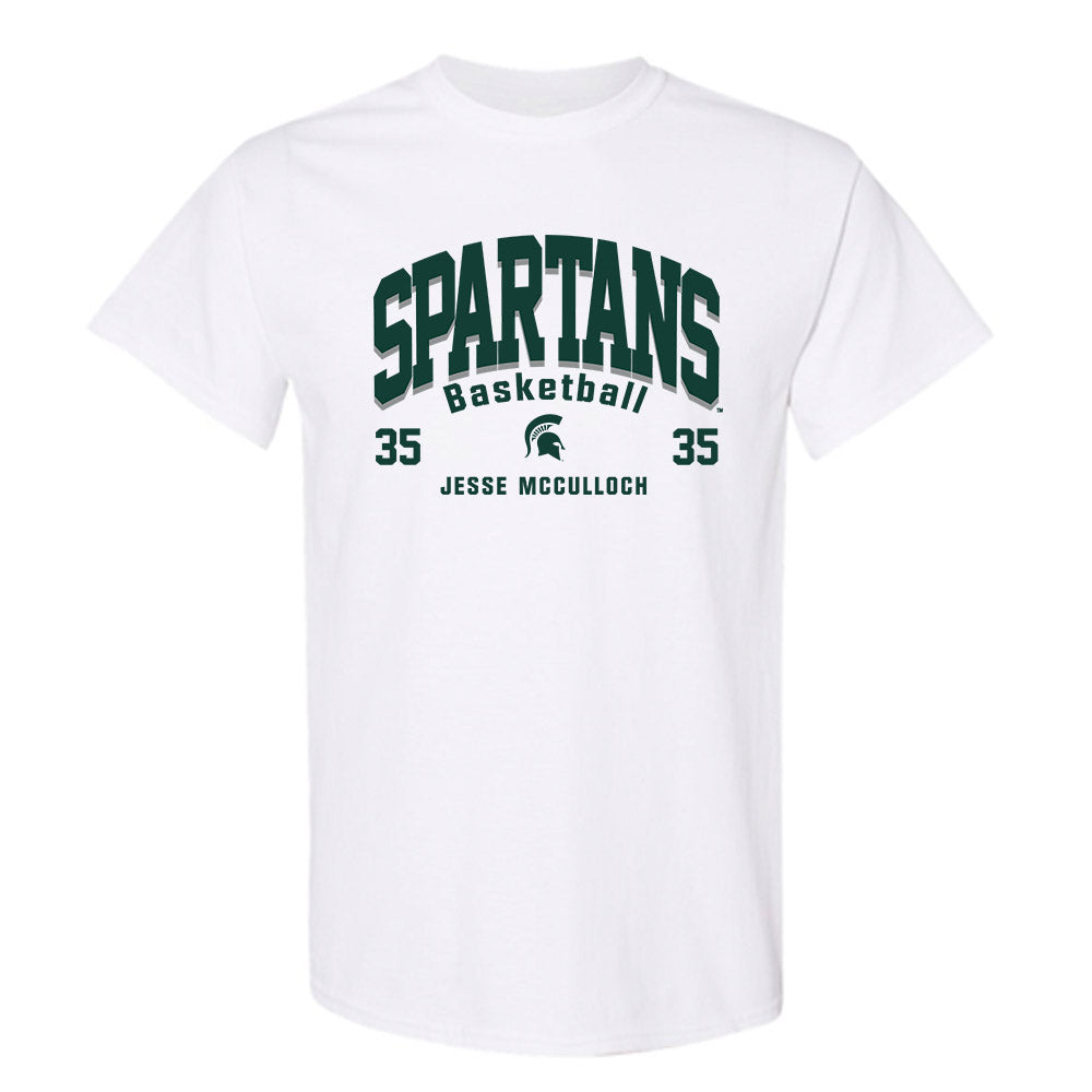 Michigan State - NCAA Men's Basketball : Jesse McCulloch - Classic Fashion Shersey T-Shirt-0