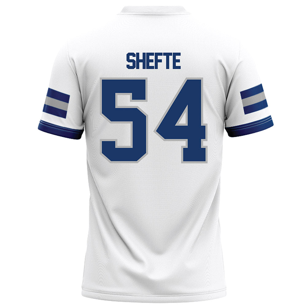 Drake - NCAA Football : Tom Shefte - White Football Jersey-1