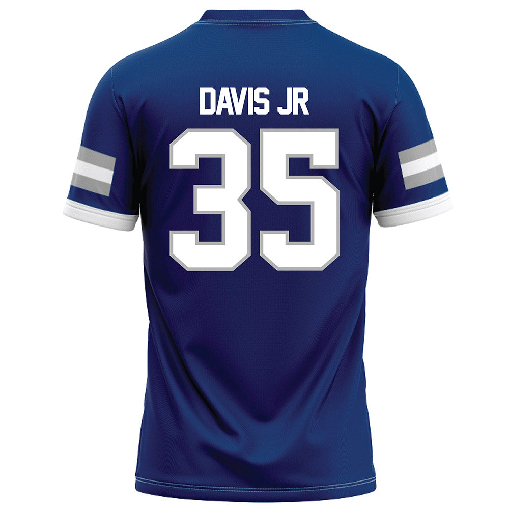 Drake - NCAA Football : Christopher Davis Jr - Royal Football Jersey