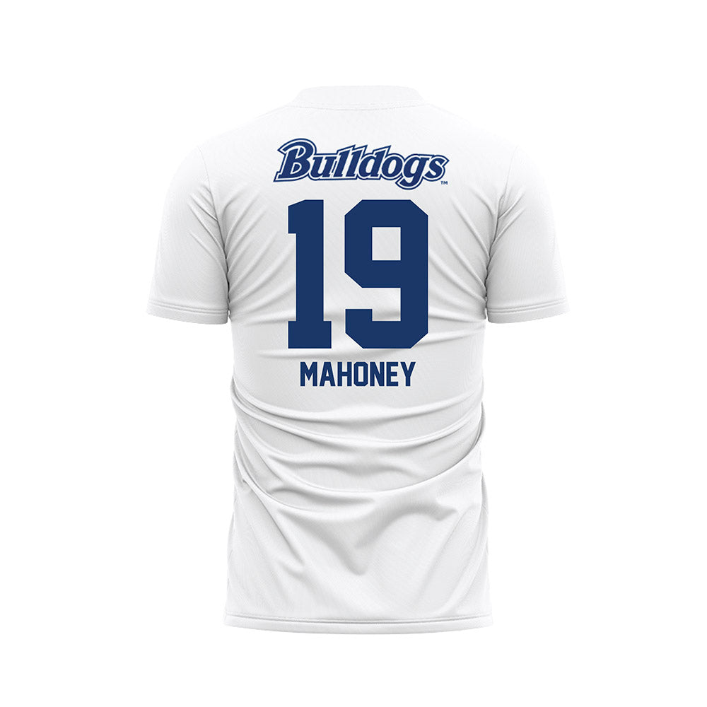 Drake - NCAA Women's Soccer : Zoey Mahoney - White Soccer Jersey-1