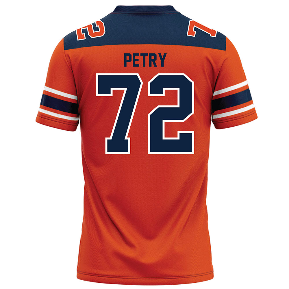 Syracuse - NCAA Football : Mark Petry - Orange Football Jersey