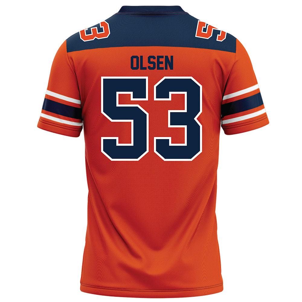 Syracuse - NCAA Football : Ted Olsen - Orange Football Jersey
