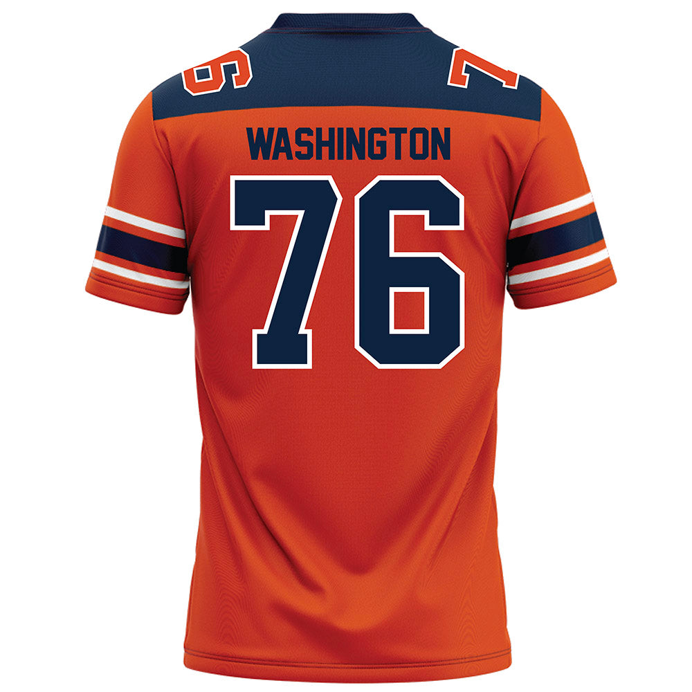 Syracuse - NCAA Football : Byron Washington - Orange Football Jersey-1