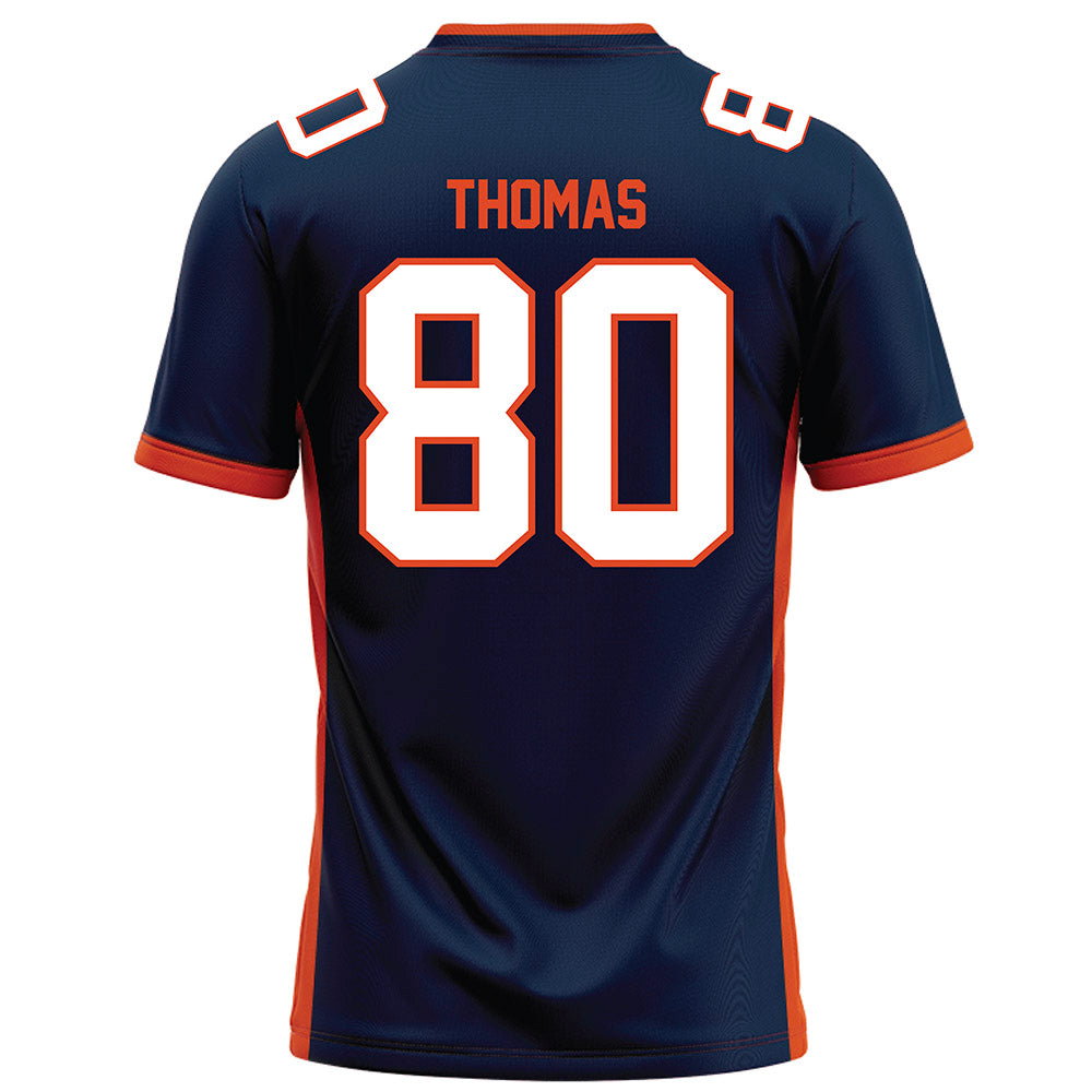 Syracuse - NCAA Football : Ja'Meer Thomas - Blue Football Jersey