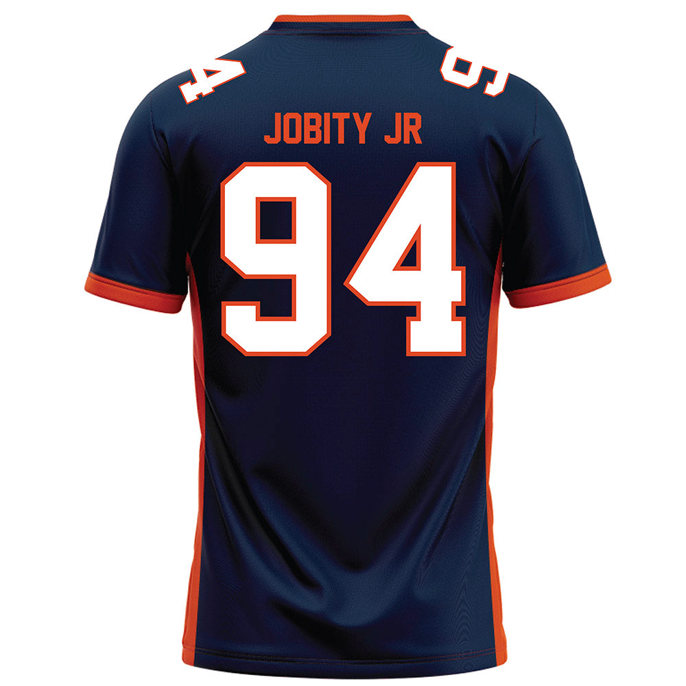 Syracuse - NCAA Football : Kevin Jobity Jr - Blue Football Jersey
