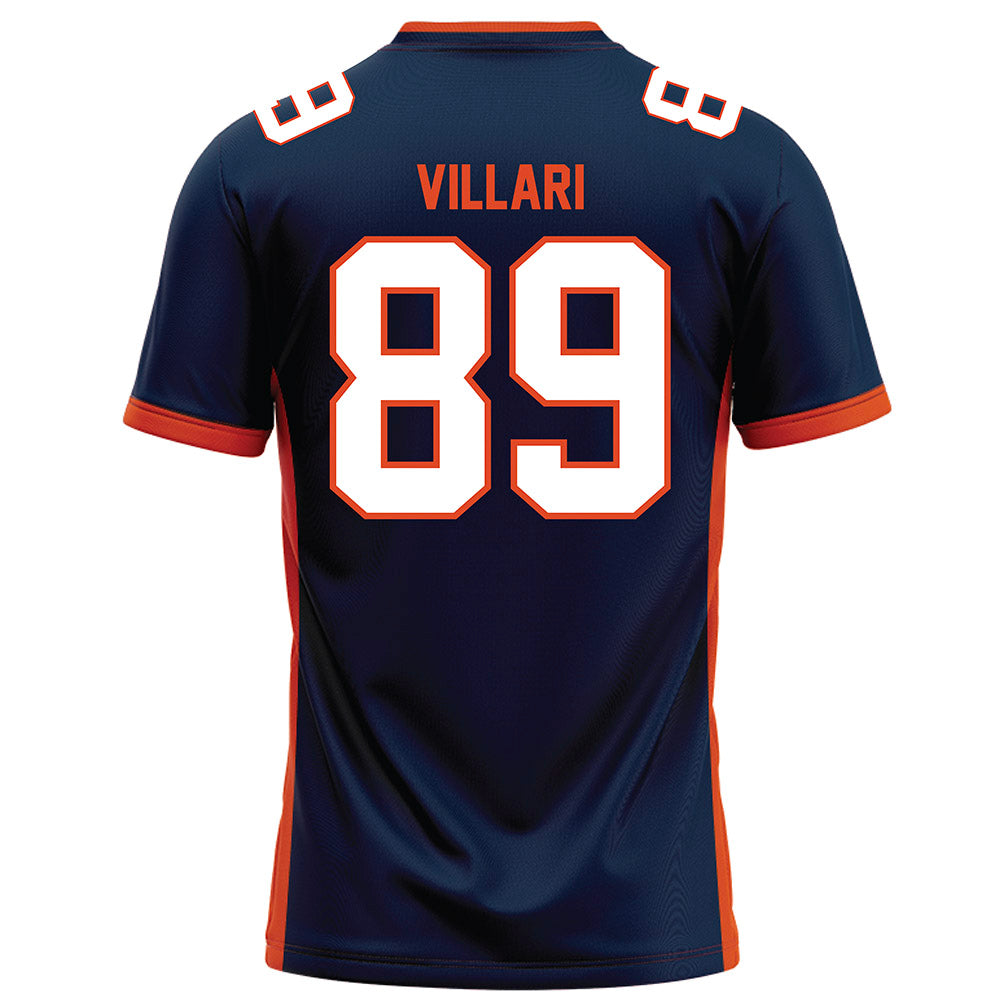 Syracuse - NCAA Football : Dan Villari - Blue Football Jersey