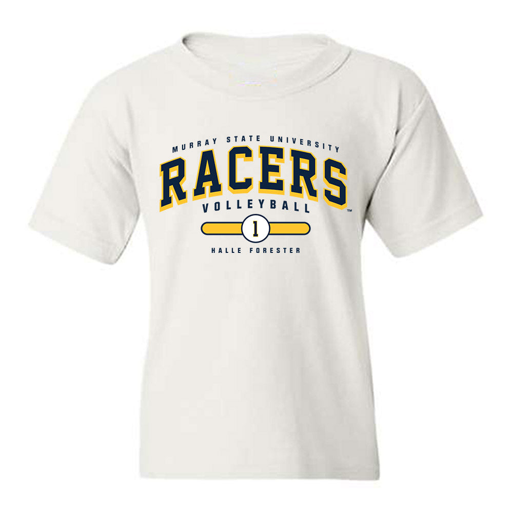 Murray State - NCAA Women's Volleyball : Halle Forester - Classic Fashion Shersey Youth T-Shirt-0