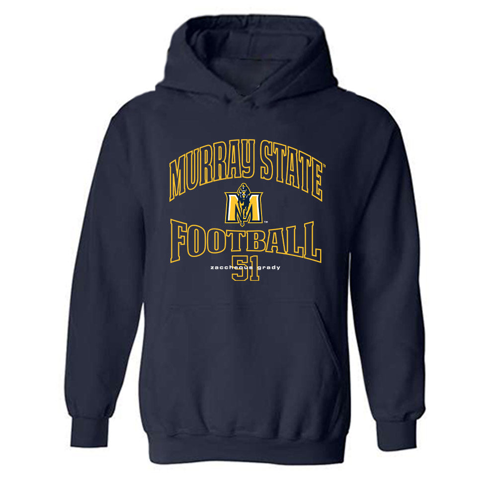 Murray State - NCAA Football : zaccheous grady - Classic Fashion Shersey Hooded Sweatshirt-0