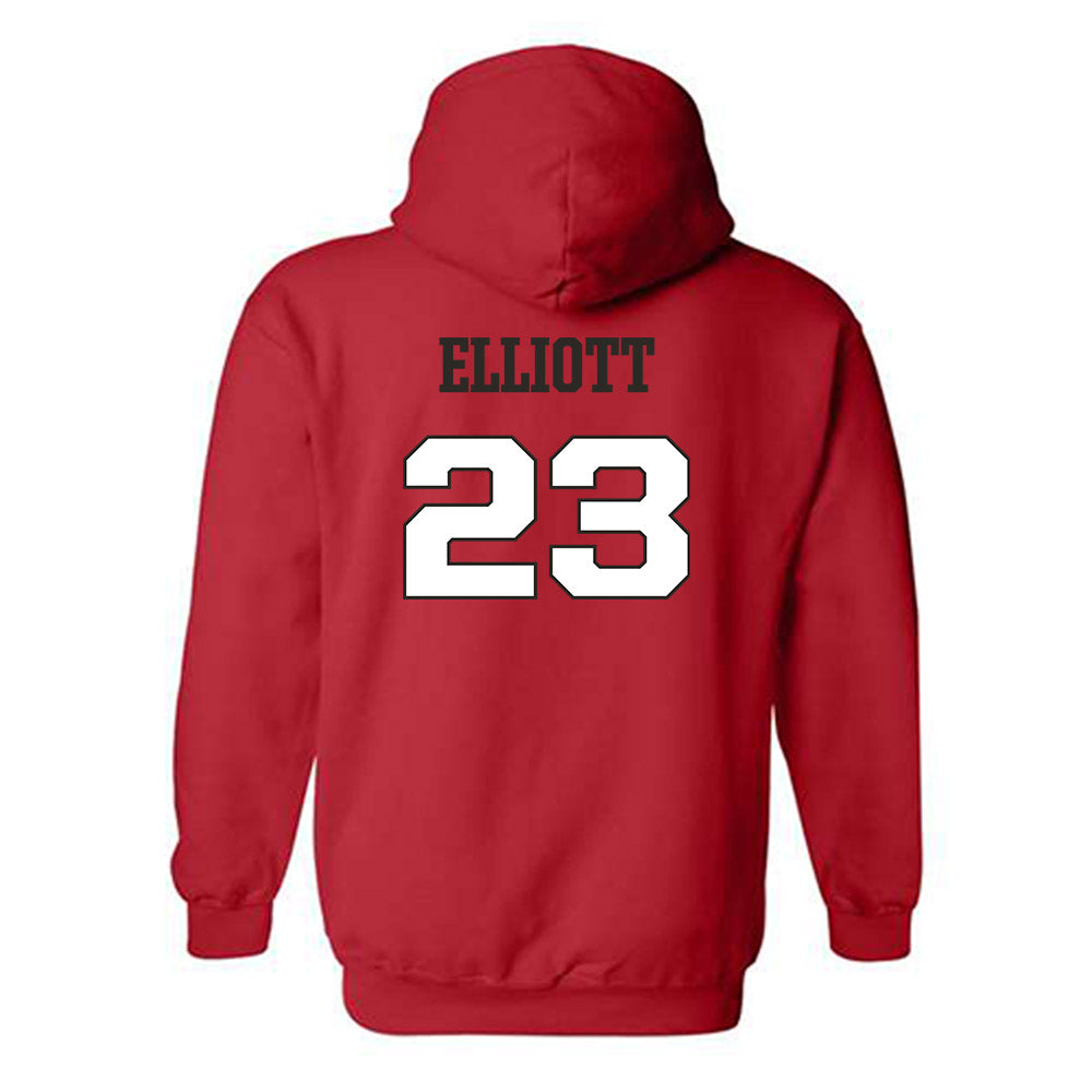 Fairfield - NCAA Men's Lacrosse : Shane Elliott - Classic Shersey Hooded Sweatshirt-1