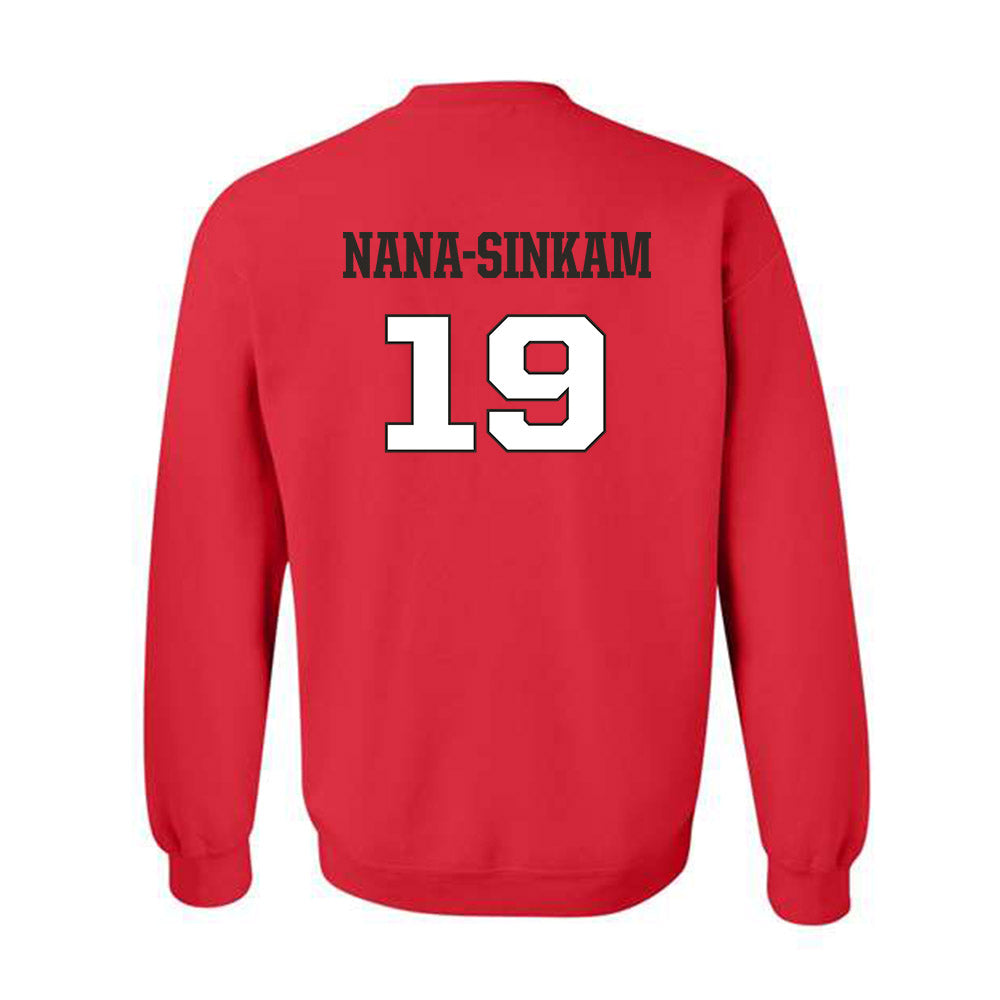 Fairfield - NCAA Men's Soccer : Marques Nana-Sinkam - Classic Shersey Crewneck Sweatshirt-1