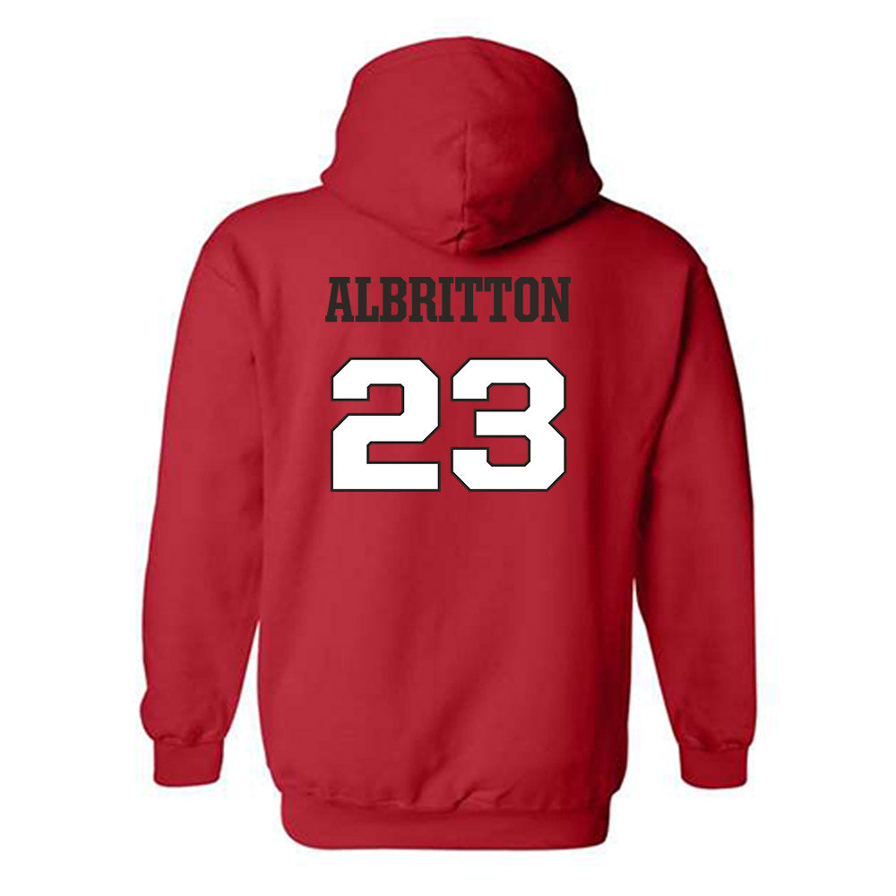 Fairfield - NCAA Men's Soccer : Sean Albritton - Classic Shersey Hooded Sweatshirt-1