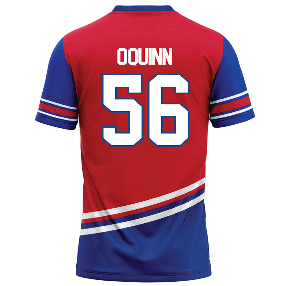 SMU - NCAA Football : Brock O'Quinn - Red Football Jersey-1