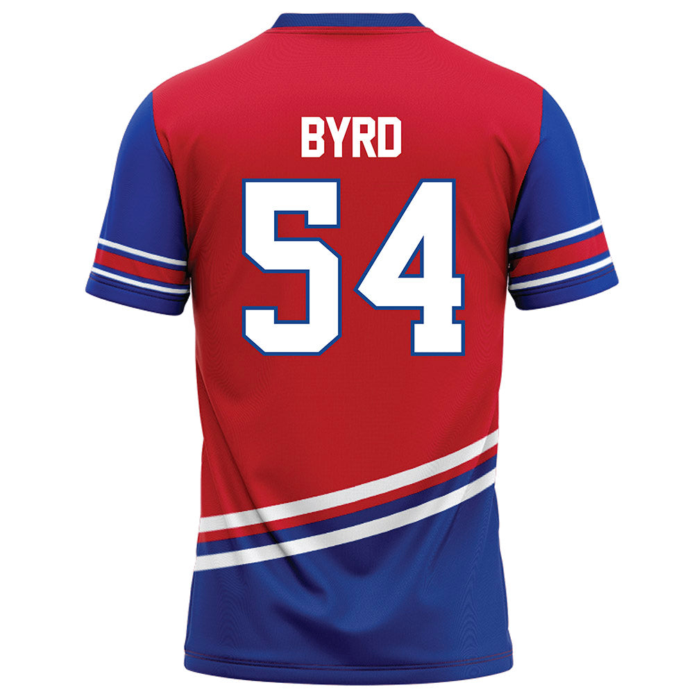 SMU - NCAA Football : Savion Byrd - Red Football Jersey-1