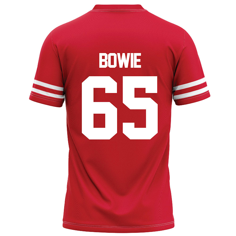 Houston - NCAA Football : Cayden Bowie - Red Football Jersey-1