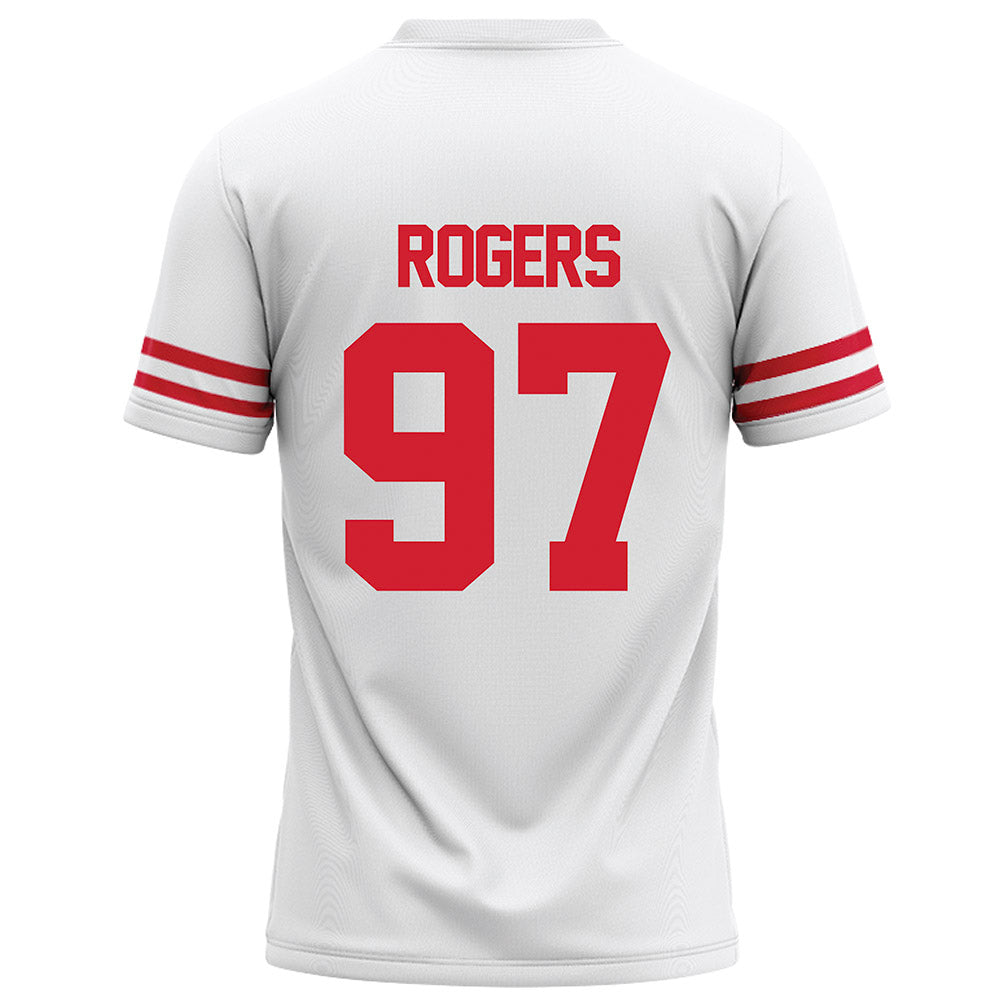 Houston - NCAA Football : Everitt Rogers - White Football Jersey-1