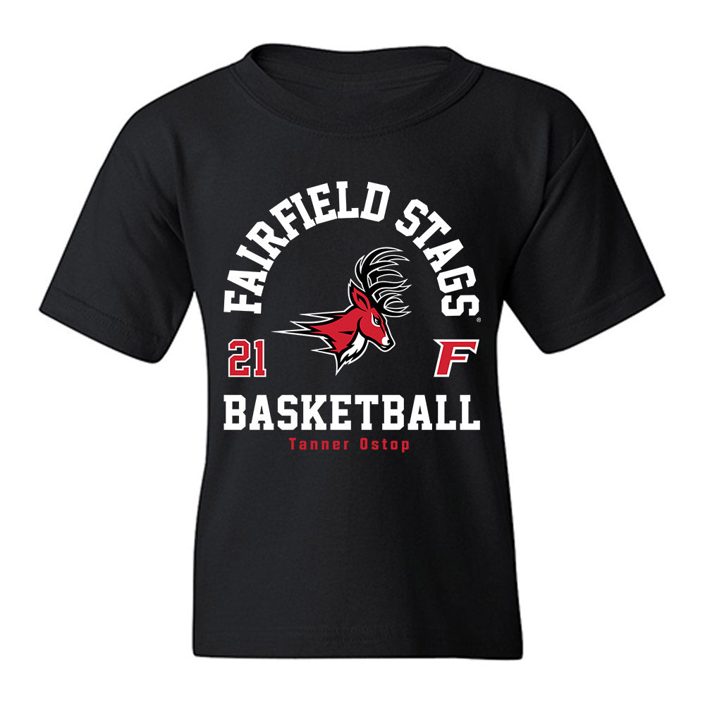 Fairfield - NCAA Men's Basketball : Tanner Ostop - Classic Fashion Shersey Youth T-Shirt-0