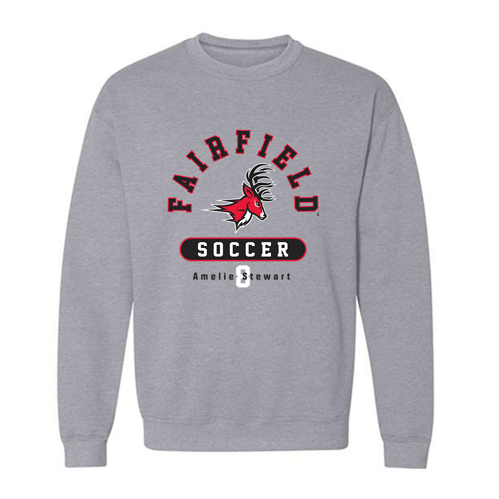 Fairfield - NCAA Women's Soccer : Amelie Stewart - Classic Fashion Shersey Crewneck Sweatshirt-0