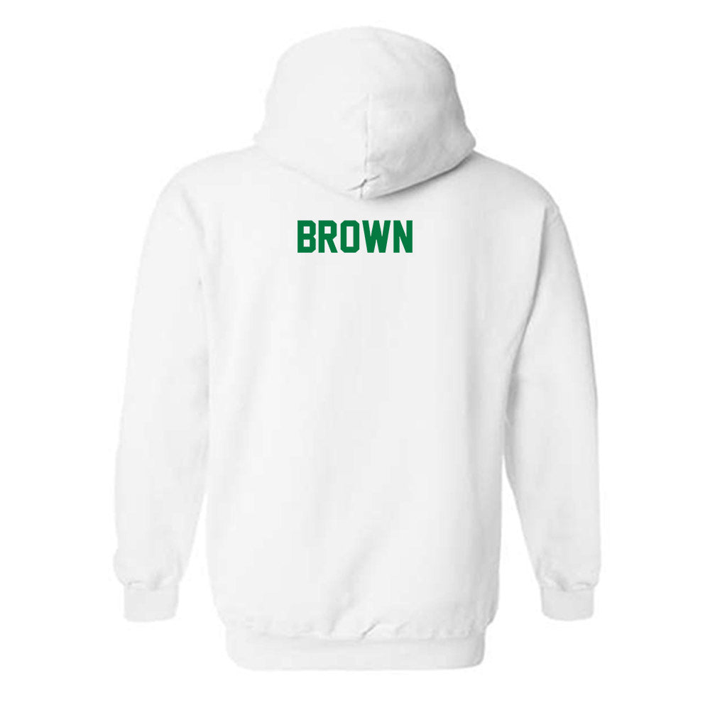 North Texas - NCAA Men's Track & Field : Makenden Brown - Classic Shersey Hooded Sweatshirt-1