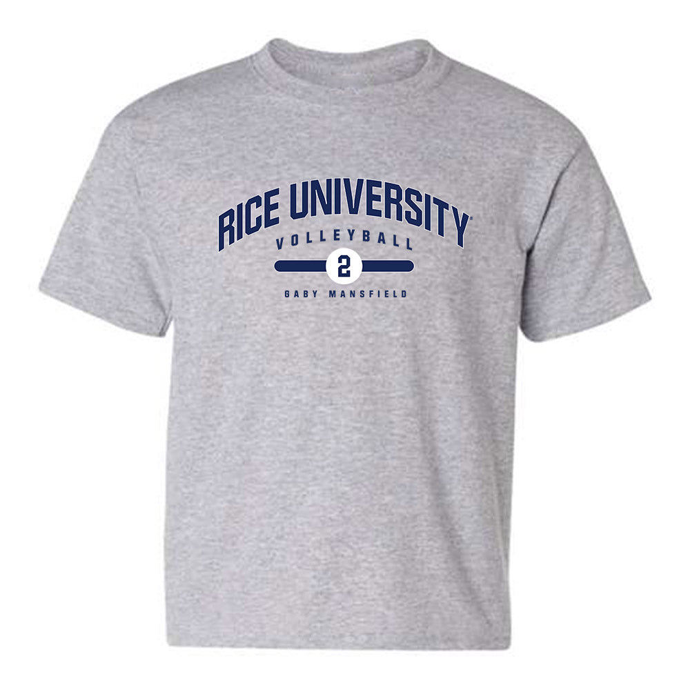 Rice - NCAA Women's Volleyball : Gaby Mansfield - Classic Fashion Shersey Youth T-Shirt