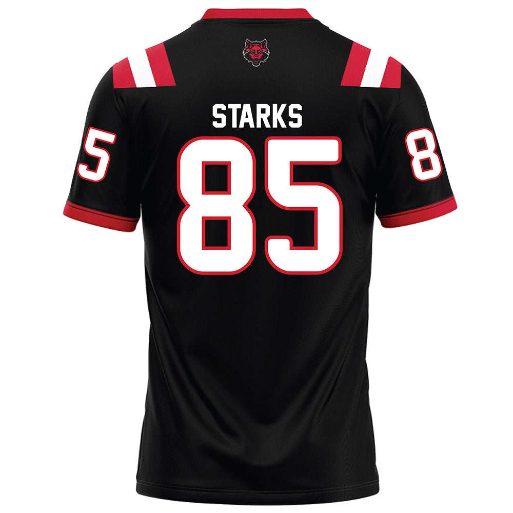 Arkansas State - NCAA Football : Tj Starks - Black Football Jersey