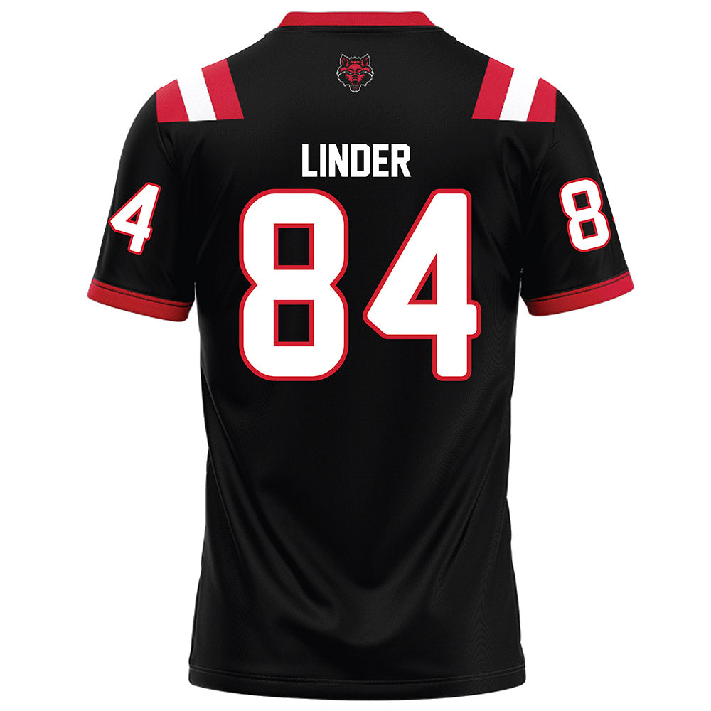 Arkansas State - NCAA Football : Reed Linder - Black Football Jersey