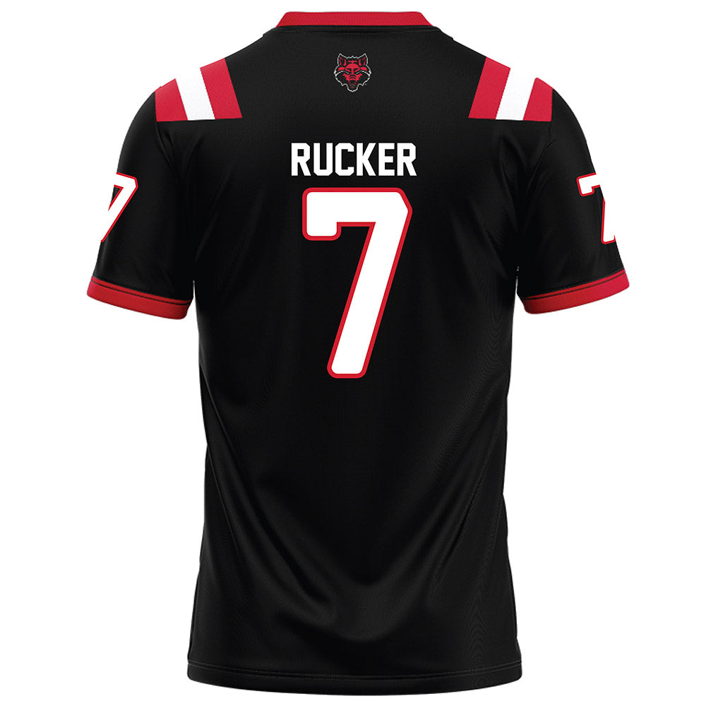 Arkansas State - NCAA Football : Corey Rucker - Black Football Jersey