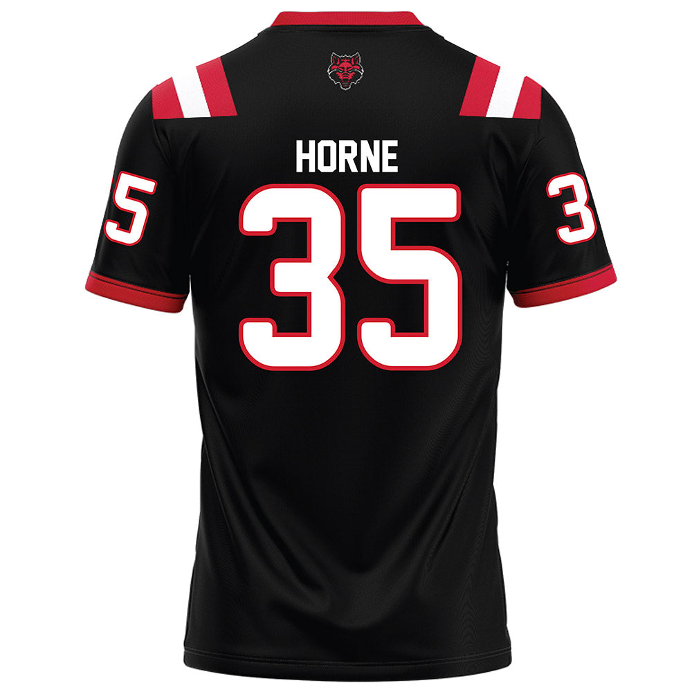 Arkansas State - NCAA Football : Jerry Horne - Black Football Jersey-1
