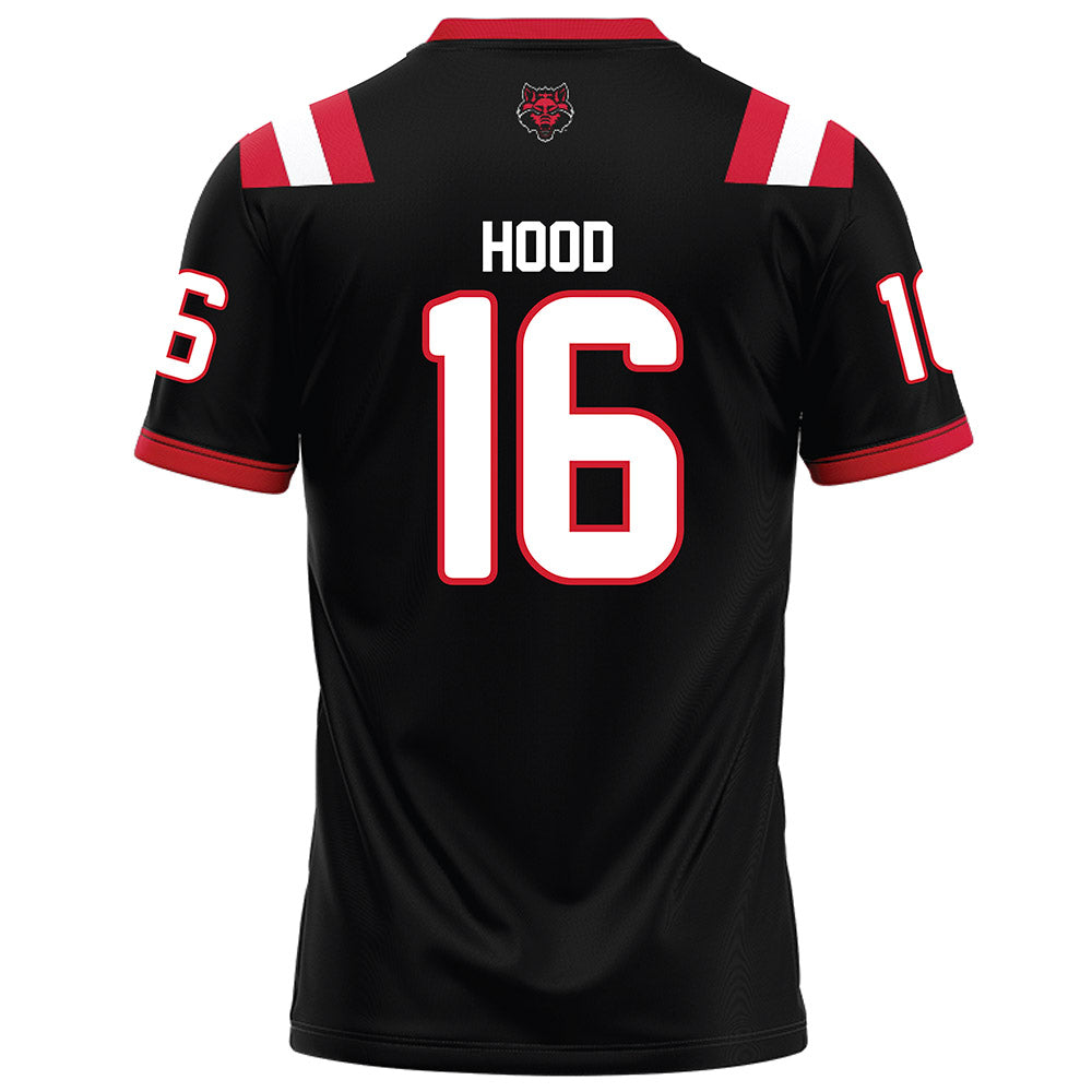 Arkansas State - NCAA Football : Deaubry Hood - Black Football Jersey