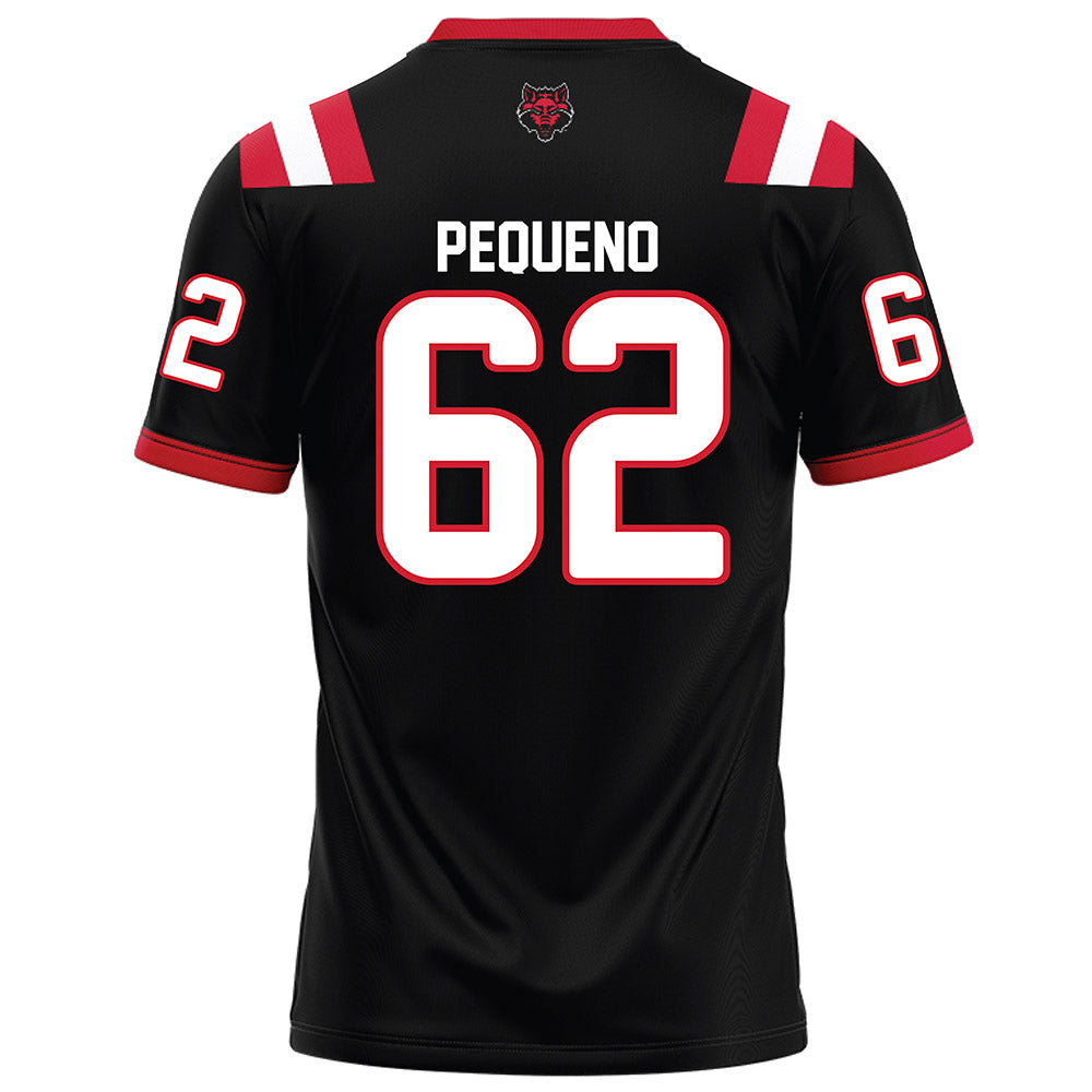 Arkansas State - NCAA Football : Jacob Pequeno - Black Football Jersey