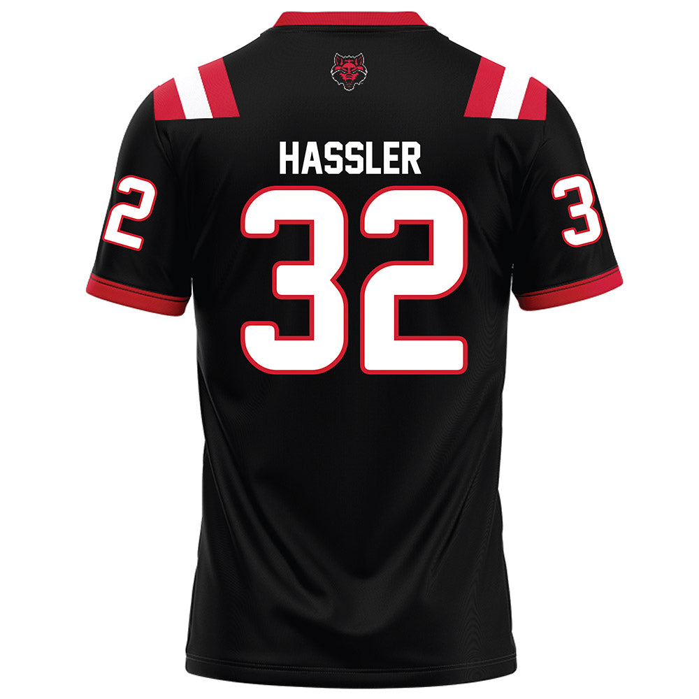 Arkansas State - NCAA Football : Ethan Hassler - Black Football Jersey