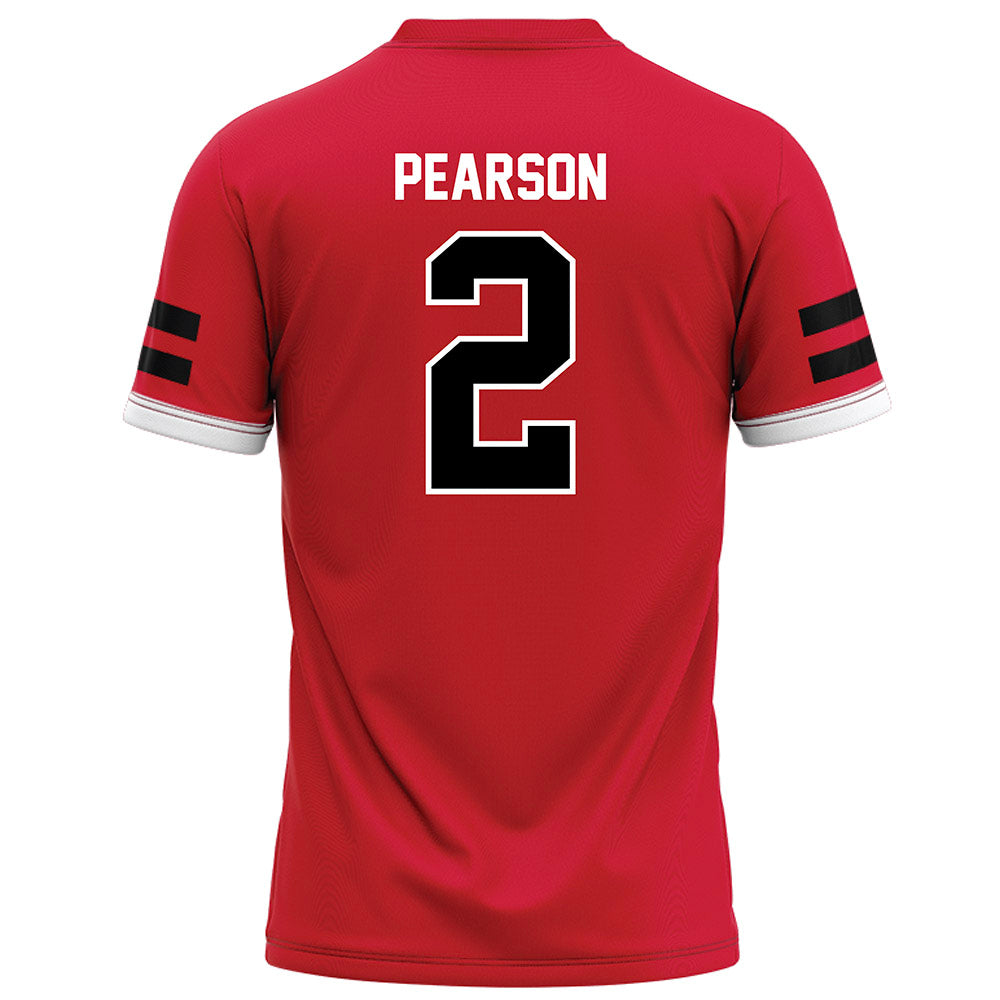 Arkansas State - NCAA Football : Christopher Pearson - Red Football Jersey
