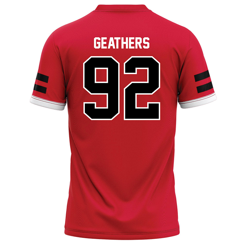 Arkansas State - NCAA Football : Thurman Geathers - Red Football Jersey