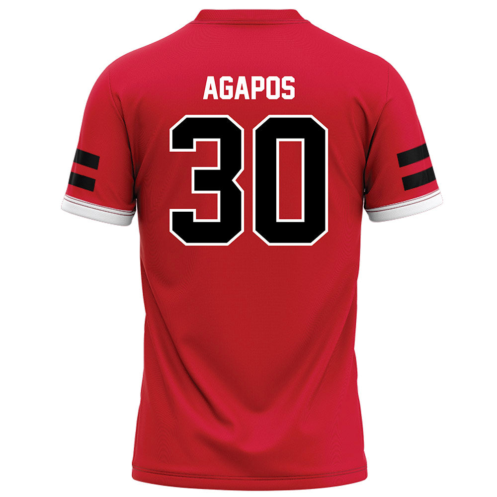 Arkansas State - NCAA Football : Andrew Agapos - Red Football Jersey