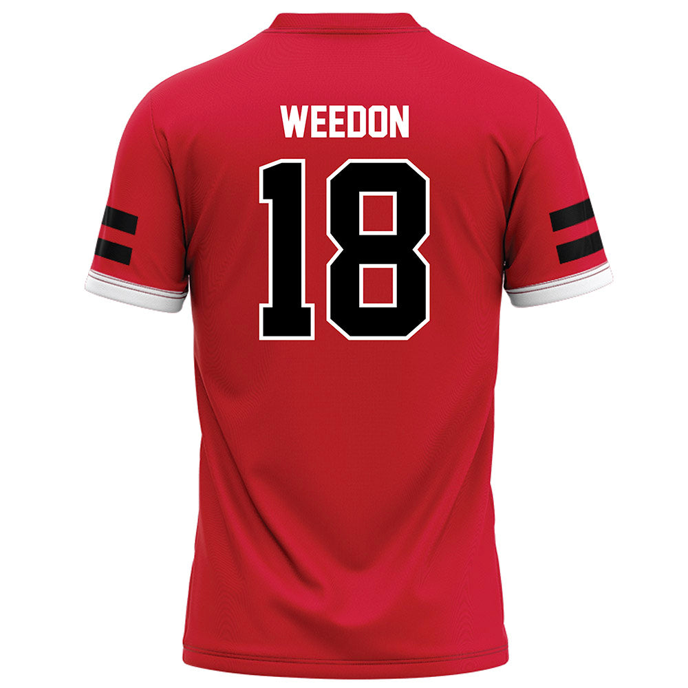 Arkansas State - NCAA Football : Malekhi Weedon - Red Football Jersey-1