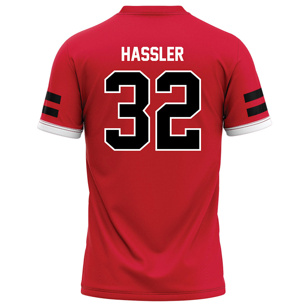 Arkansas State - NCAA Football : Ethan Hassler - Red Football Jersey
