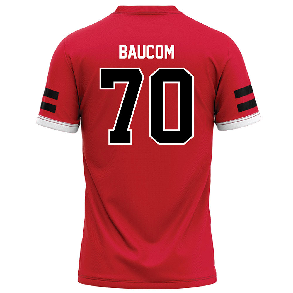 Arkansas State - NCAA Football : Royce Baucom - Red Football Jersey