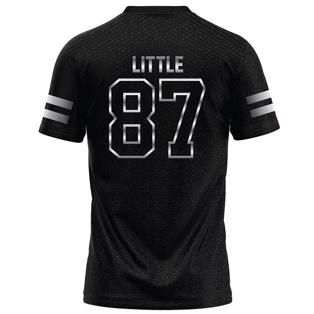 Arkansas State - NCAA Football : Tyler Little - Melange Black Football Jersey