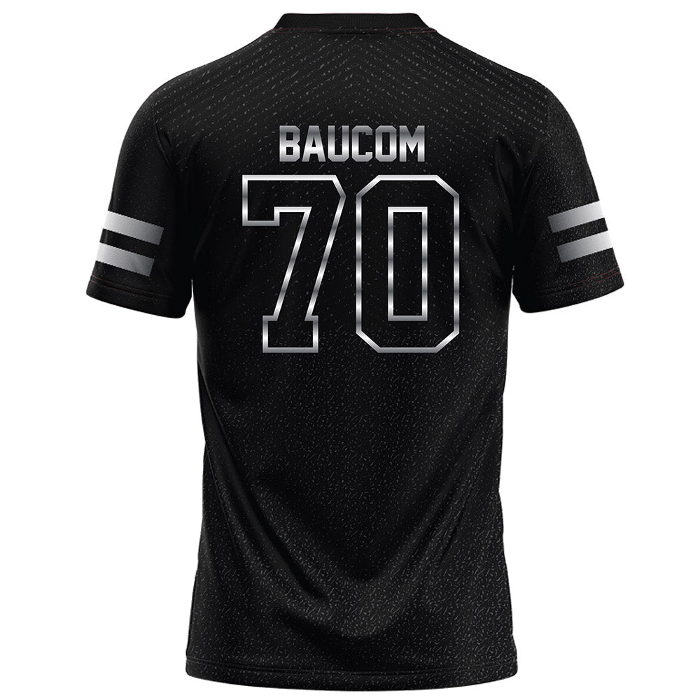 Arkansas State - NCAA Football : Royce Baucom - Melange Black Football Jersey