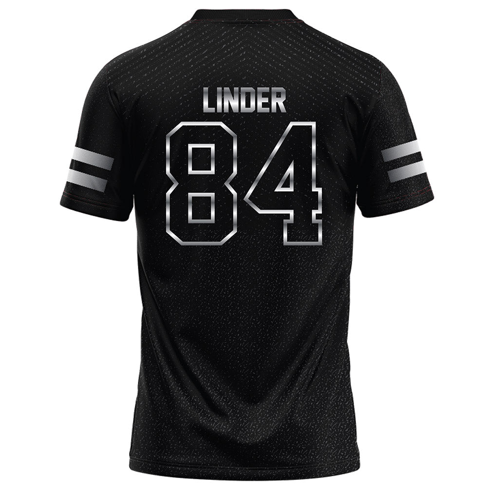 Arkansas State - NCAA Football : Reed Linder - Melange Black Football Jersey