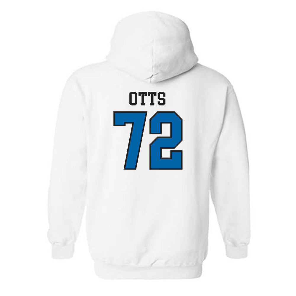 MTSU - NCAA Football : Jacob Otts - Classic Shersey Hooded Sweatshirt-1